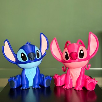 Stitch 3D Baskı Sabit Figür 10 cm