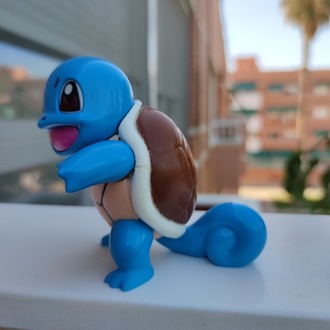 Squirtle 3D Baskı Sabit Figür 10 cm