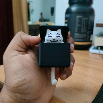 Kedi Kafalı Anahtarlık Askısı 3D Baskı