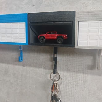 Anahtarlık Askılı Garaj Kapısı 3D Baskı 12 cm