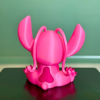 Stitch  Angel 3D Baskı Sabit Figür 10 cm