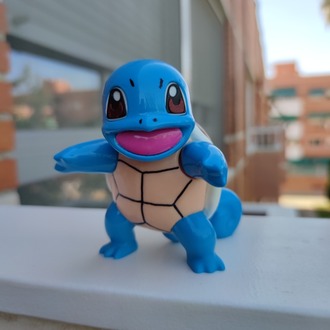 Squirtle 3D Baskı Sabit Figür 10 cm