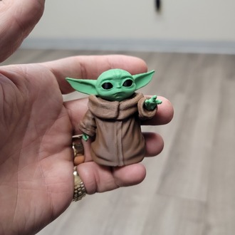 Baby Yoda Anahtarlık 3D Baskı – 5 cm