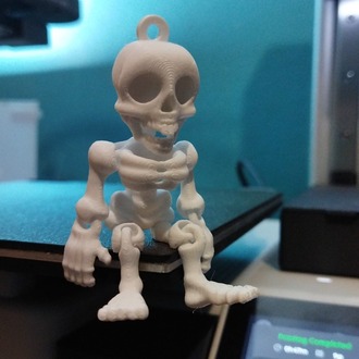 Flexi Mutlu İskelet 3D Baskı – 7 cm
