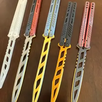 Butterfly Knife (Kelebek Bıçak) 3D Baskı