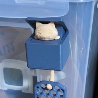 Kedi Kafalı Anahtarlık Askısı 3D Baskı