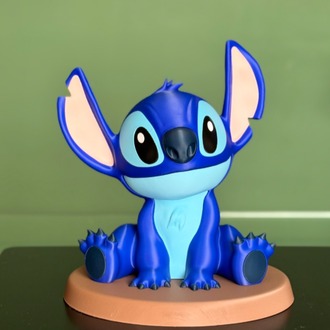 Stitch 3D Baskı Sabit Figür 10 cm