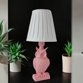Baykuş Masa Lambası 3 Modlu Işık Ayarı