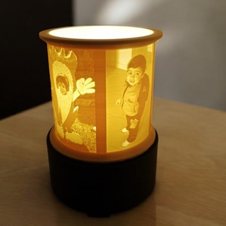 Lithophane Fotoğraflı Gece Lambası