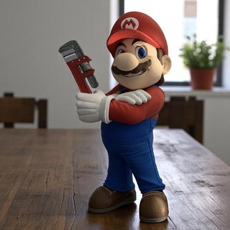 Süper Mario Boyama Figürü