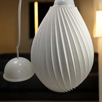 Spiral Desenli 3D Avize