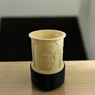 Lithophane Fotoğraflı Gece Lambası