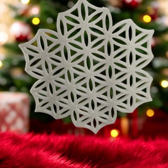 Snowflake Yılbaşı Ağacı Süsü 15 Adet