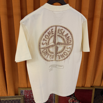 Stone island yeni sezon ithal sırt logo detaylı tişört 