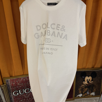 Dolce gabbana yeni sezon kabartma logo ithal tişört