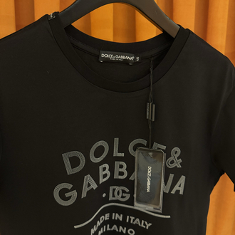 Dolce gabbana yeni sezon kabartma logo ithal tişört
