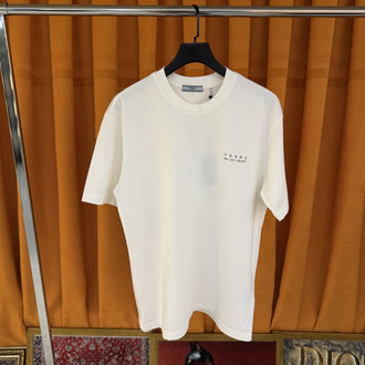 Prada yeni sezon göğüs logo detaylı ithal tişört