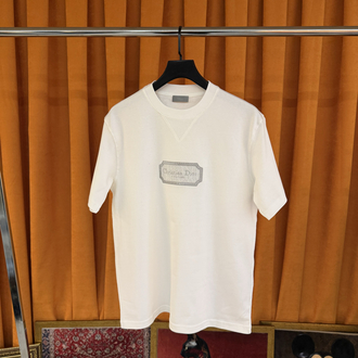 Christian dior nakış göğüs logo ithal tişört