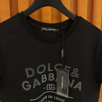 Dolce gabbana yeni sezon kabartma logo ithal tişört