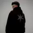 Motive 2m Romantik Taşlı Oversize Siyah Sweatshirt