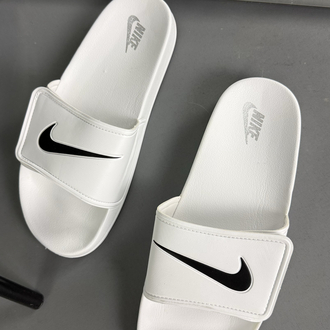 Nike Beyaz Cırtcırtlı Terlik