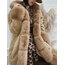 Soft cozy coat kürklü kaban