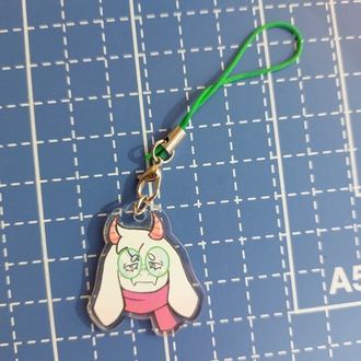 Ralsei Telefon Charm