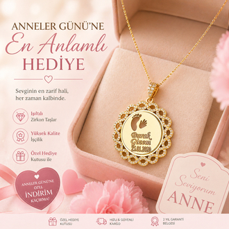 Kişiye Özel Anne Hatırası Kolye