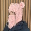 Açık Pembe Kulaklı Balaclava