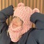 Açık Pembe Kulaklı Balaclava