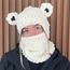 Krem Gözlü Balaclava
