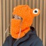 Neon Turuncu Gözlü Balaclava