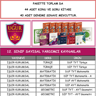 KOLEJ 12. MF YARDIMCI KAYNAK LİSTESİ