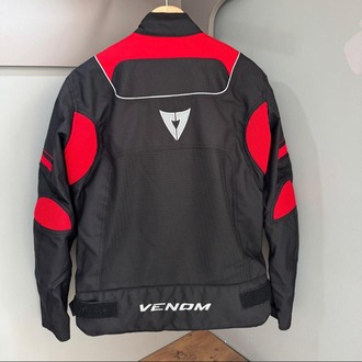 Venom Sipin Kırmızı - Siyah Yazlık Motosiklet Montu.