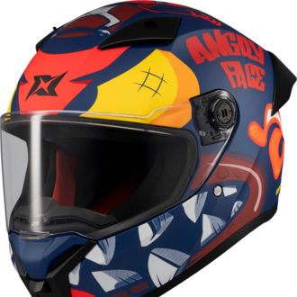 Axxis Fenix Angry Face Mat Kırmızı