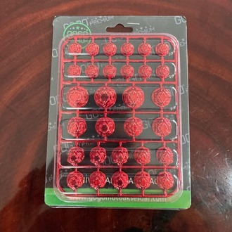 Premium Kırmızı Vida Kapağı Seti