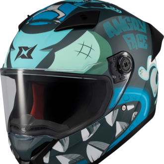 Axxis Fenix Angry Face Mat Mavi