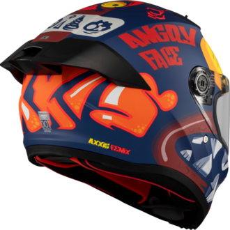 Axxis Fenix Angry Face Mat Kırmızı