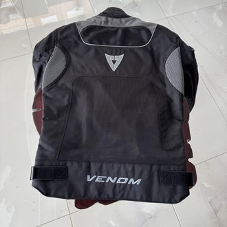VENOM SPIN SİYAH–GRİ YAZLIK MOTOSİKLET MONT
