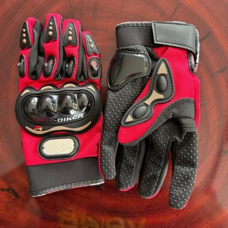 PRO BIKER MOTOSİKLET ELDİVENİ – KIRMIZI