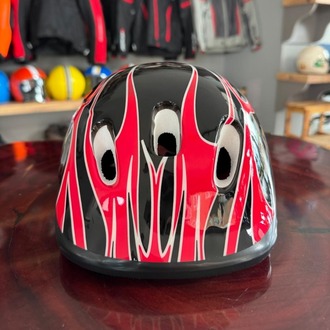 Alev Desenli Çocuk Koruyucu Kask
