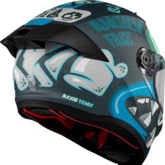 Axxis Fenix Angry Face Mat Mavi