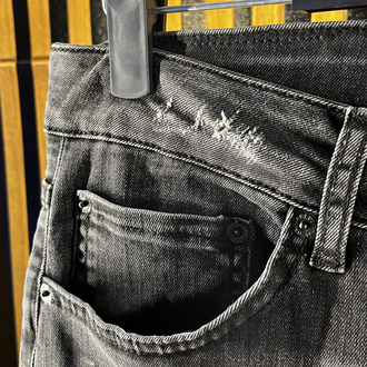 DSQUARED2 PREMİUM KOT PANTOLON TAŞLAMALI SİYAH 221 T