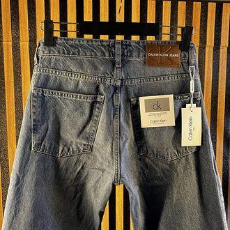 C*LVİN K*LEİN PREMİUM BAGGY KOT PANTOLON TAŞLAMALI MAVİ 