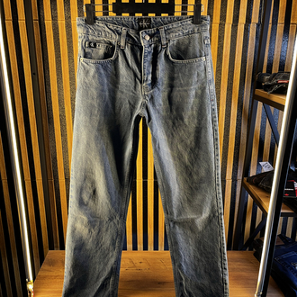 C*LVİN K*LEİN PREMİUM BAGGY KOT PANTOLON TAŞLAMALI MAVİ 