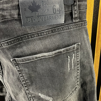 DSQUARED2 PREMİUM KOT PANTOLON TAŞLAMALI SİYAH 221 T