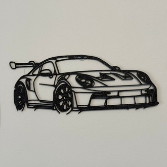 Porsche 911 2D Duvar Dekoru
