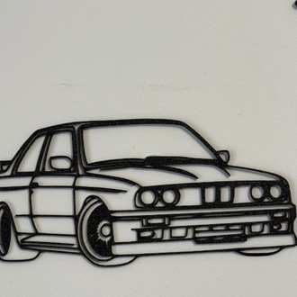 BMW E30 2D Duvar Dekoru