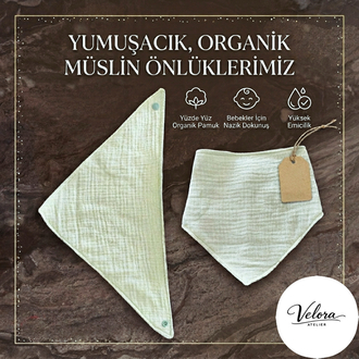 Müslin bebek önlük