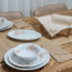 Jüt 6 Kişilik Amerikan Servis Seti / Runner+ Kaşıklık+ Ekmeklik